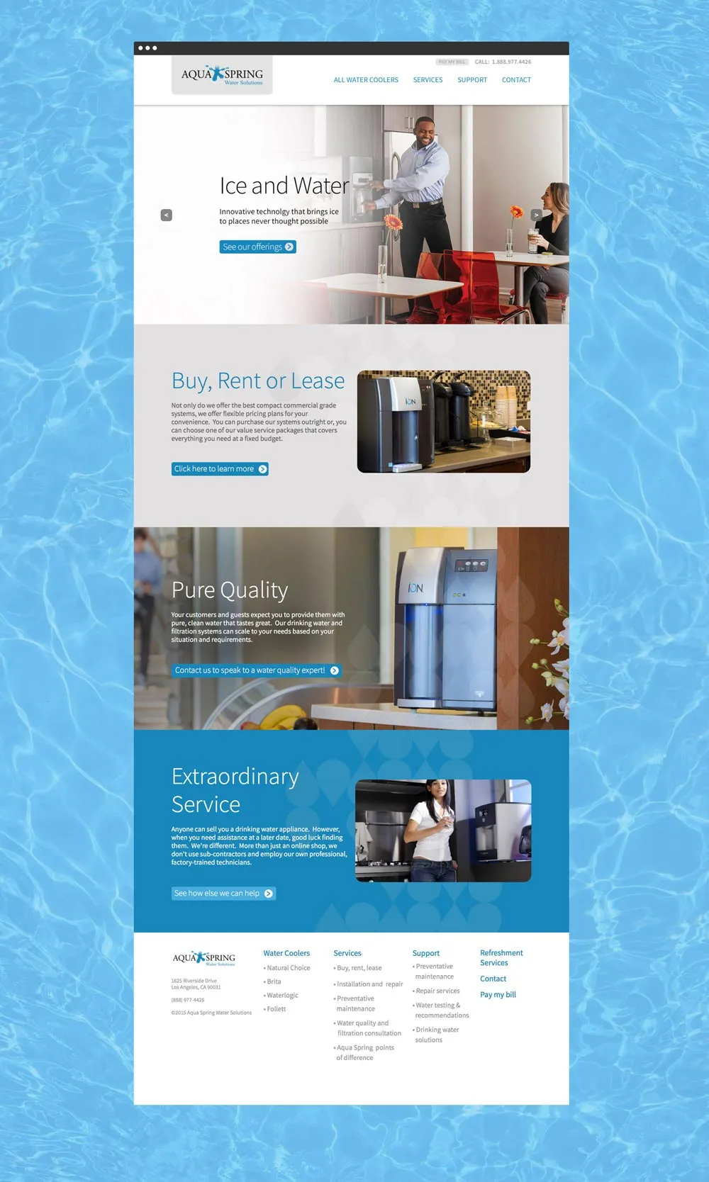Aqua Spring - Home page full